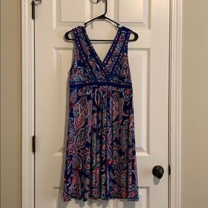 Women’s International Concepts Paisley Dress Large